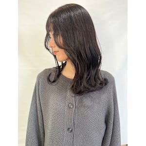 【MICHI 富田店　杉本 郁美】顔周りカット　韓国風　艶感