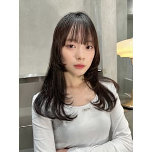 髪質改善ワンカールアッシュブラック*Zina S札幌