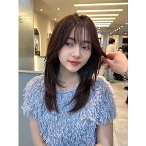 髪質改善暗髪フレンチカジュアルロング美髪*Zina S札幌