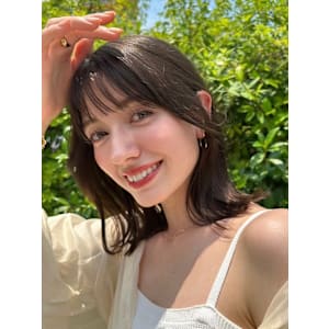 グレージュアッシュナチュラルボブ*Zina S札幌