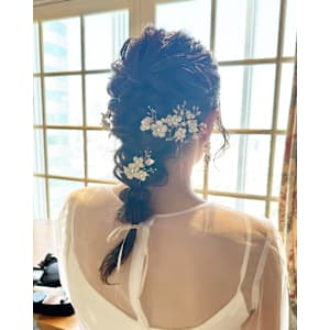 編みおろしスタイル