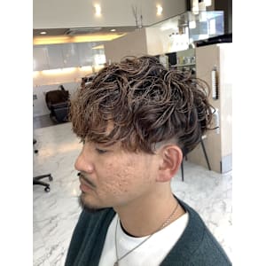 2ブロック　波巻き＆スパイラルパーマ