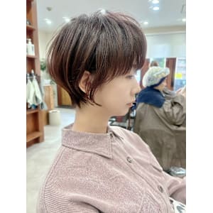 こなれショートボブ/ニュアンスカラー/20代30代40代