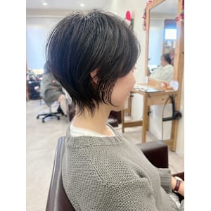 大人ショート/大人かわいい/グレージュ/20代30代40代