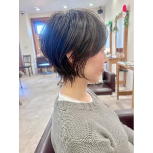 くびれショート/美シルエット/グレージュ/20代30代40代