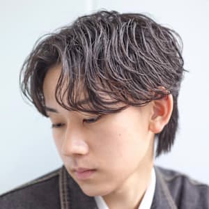 【フェザーパーマ】メンズパーマ/メンズカット/池袋