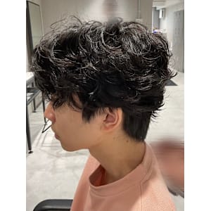 【シャドウパーマ】マッシュ/メンズパーマ/メンズカット/池袋