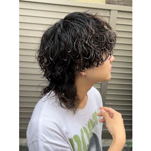 ハイライト/ツイストスパイラルパーマ/ウルフ