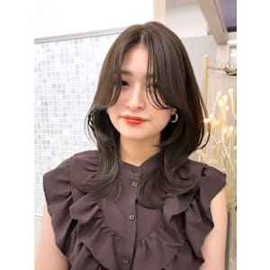 顔まわりカット/前髪/似合わせカット/レイヤーカット/銀座顔