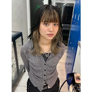 【misaki】落とせる黒×ベージュカラー