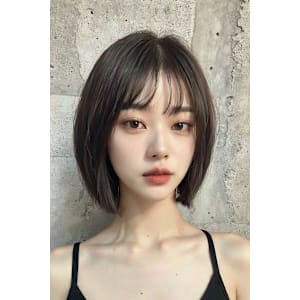 ナチュラルワンカールボブ スタイル　【grow赤羽】