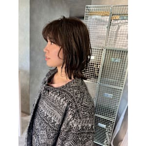KUsU(クス)×ボブレイヤー×アッシュベージュ