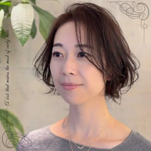 くせ毛を活かしたボブ