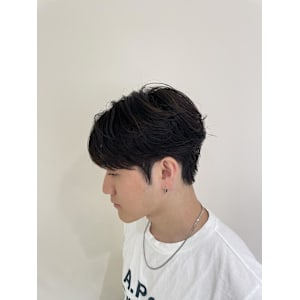 毛流れセンターパート