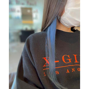 インナーカラー/ブルーシルバー/ハイトーンカラー