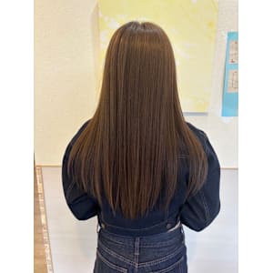 【hair salon Wish】カーキ系カラー