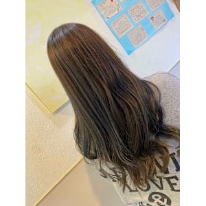 【hair salon Wish】ハイライトロング