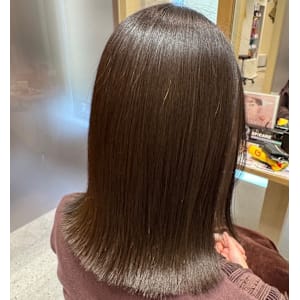 髪質改善/メテオカラー/カーキベージュ/艶カラー