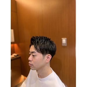 銀座　理容室　フェザーショート