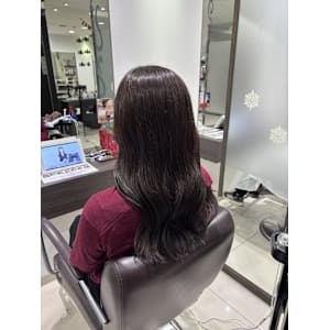 透明感グレージュ