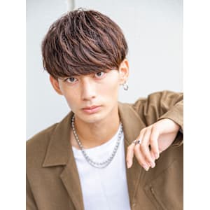 【小久保style】メンズカットツーブロックツイストウルフ