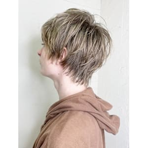 【Reir_下北沢】*メンズショート＋ハイトーン＋ベージュ*