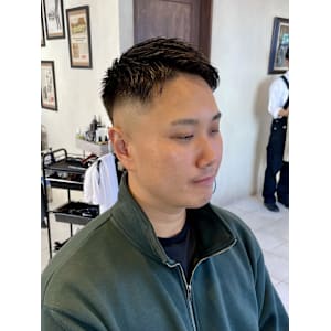 【20代 男性】ロンドンフェードショート（大宮/バーバー）