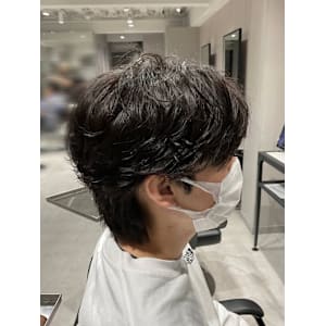 【シャドウパーマ】マッシュ/メンズパーマ/メンズカット/池袋