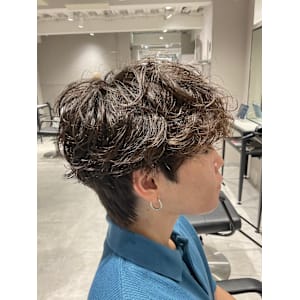 【シャドウパーマ】マッシュ/メンズパーマ/メンズカット/池袋