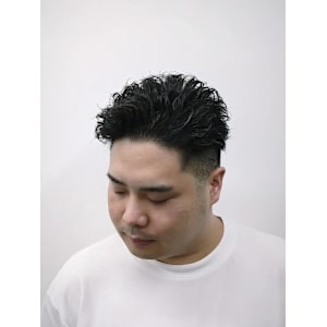 ツーブロック×フェード×パーマ