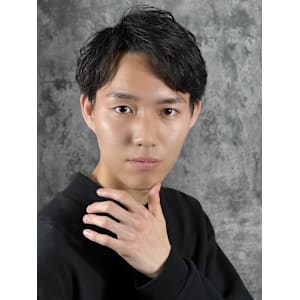 ナチュラルアップバングショート