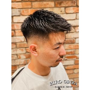 アップバングショート