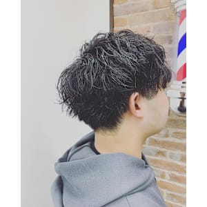 ツイスパショートマッシュ