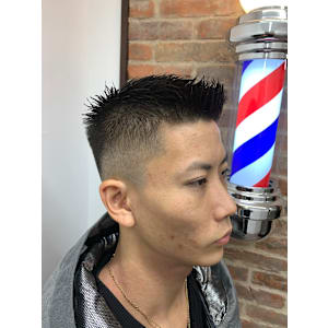 アップバングショート