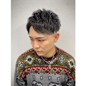 アップバング/ビジネスヘア//美容室/フェード