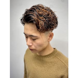 フェード×スパイラルパーマ