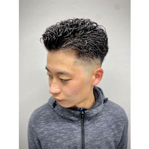 メンズパーマ/ツーブロック//理容室/フェード