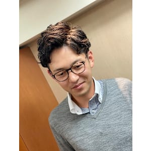 メンズパーマ/ツーブロック//理容室/フェード