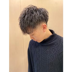 メンズショート/ツーブロック//理容室/フェード