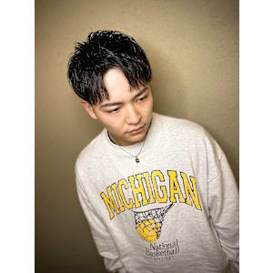 メンズショート/ツーブロック//理容室/フェード