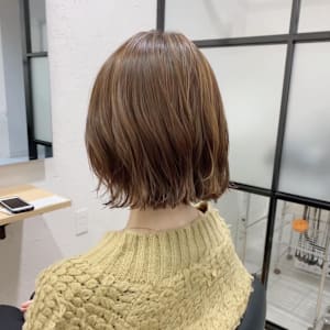 Francesca.bob×ブラウンベージュ