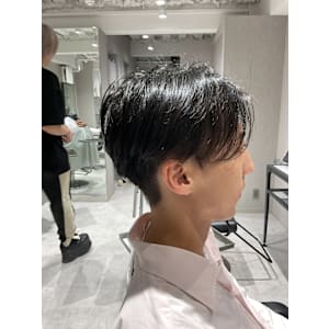 【カルマパーマ】メンズヘア/メンズパーマ/センターパート