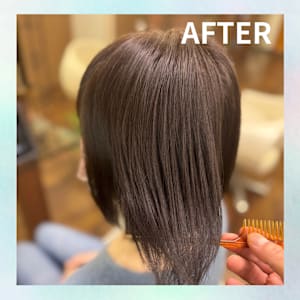 髪質改善×カラー