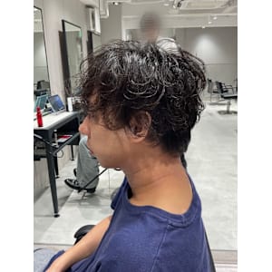 【シャドウパーマ】マッシュ/メンズパーマ/メンズカット/池袋