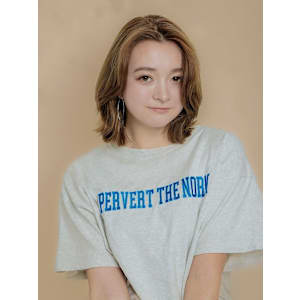 ミディアムボブ×レイヤースタイル×enntaku新宿