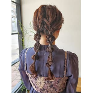 ツイン編み下ろし