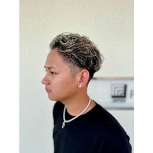 メッシュ極道パーマ