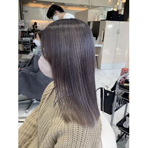 ダブルカラー　ラベンダーグレイ