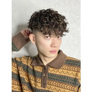 スペインカールパーマツイストスパイラルパーマメンズマッシュ