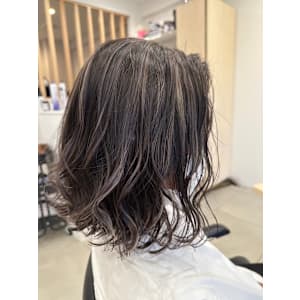 ハイライト/ホワイト/シルバー/白髪ぼかしハイライト